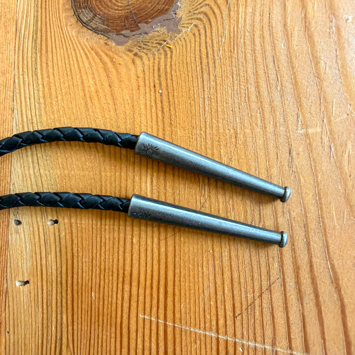 Silver Concho Bolo Tie
