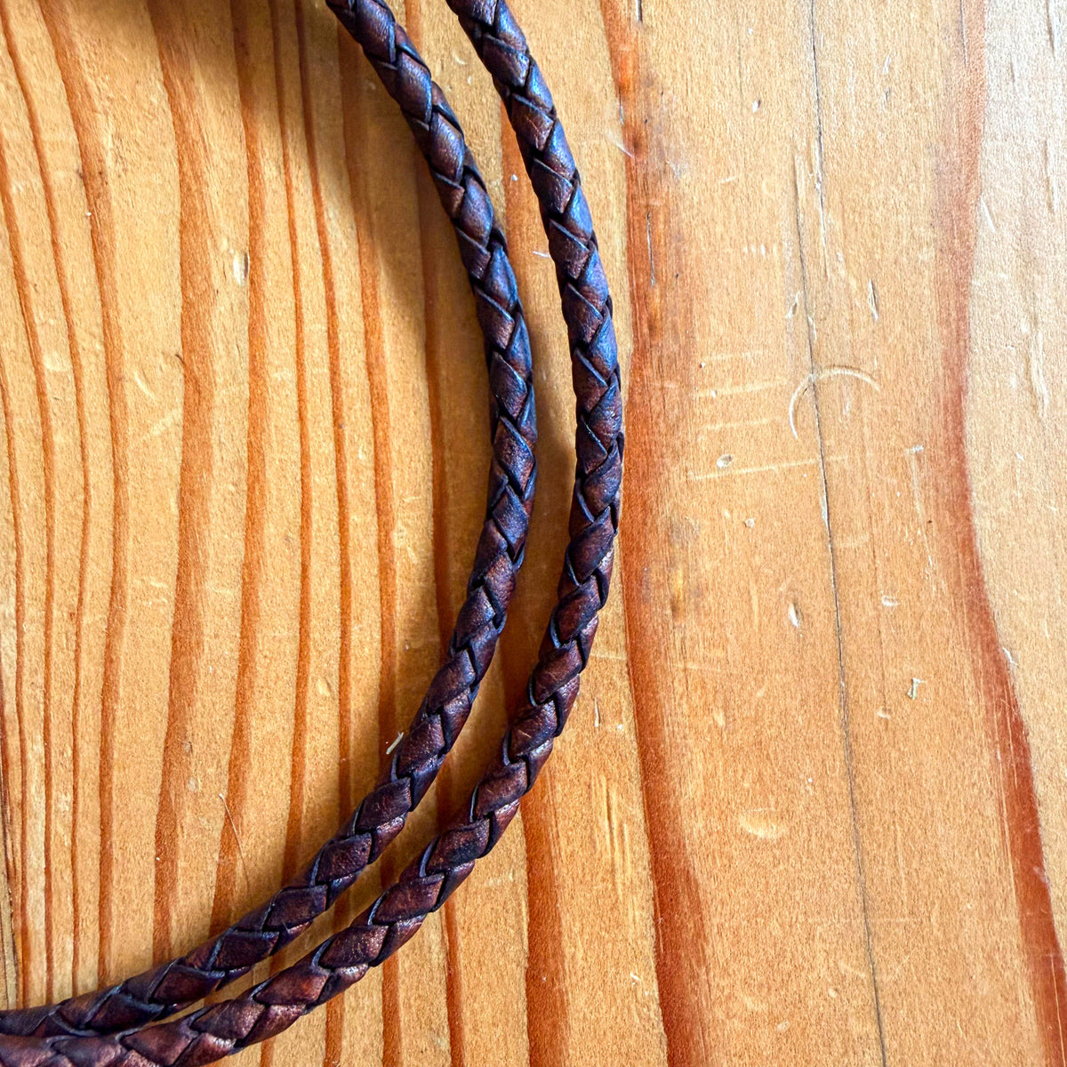 Brass Concho Bolo Tie