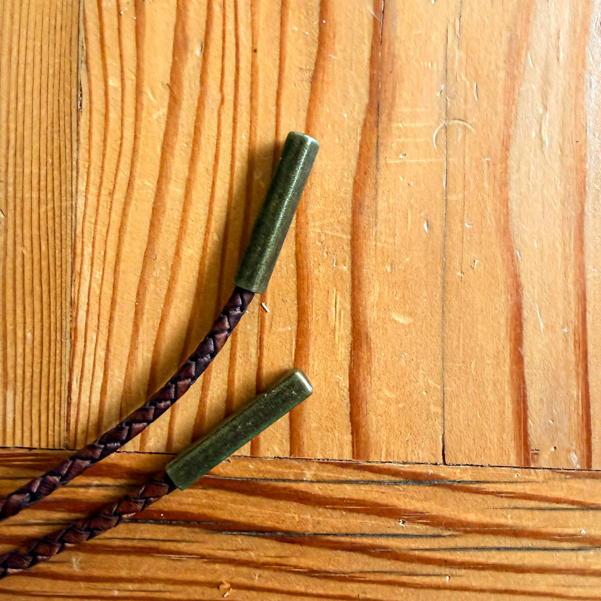 Brass Bull Bolo Tie