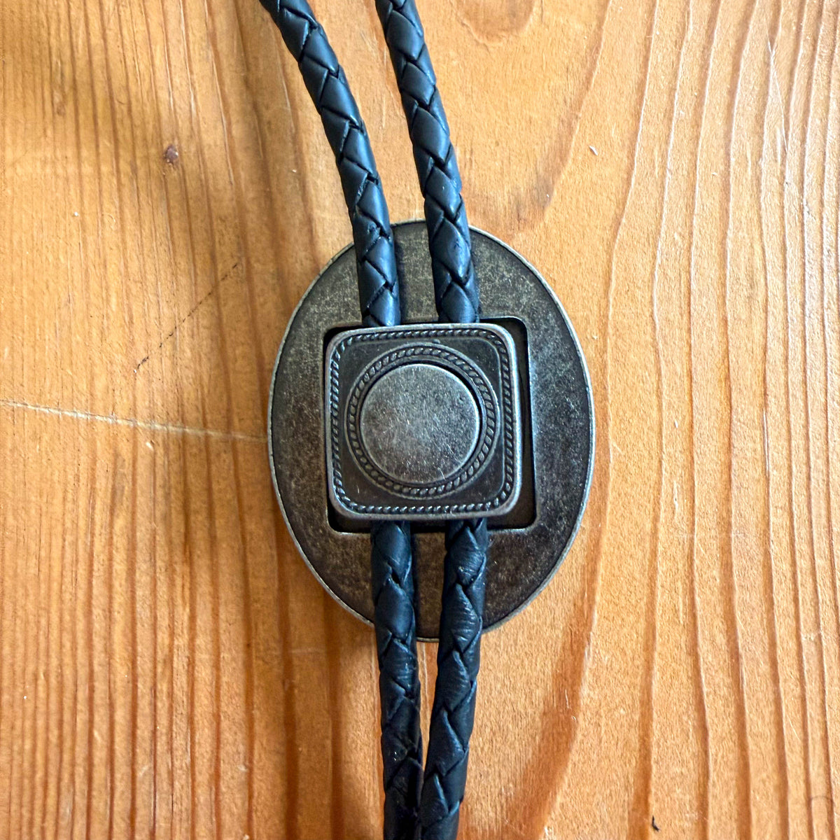 Silver Concho Bolo Tie