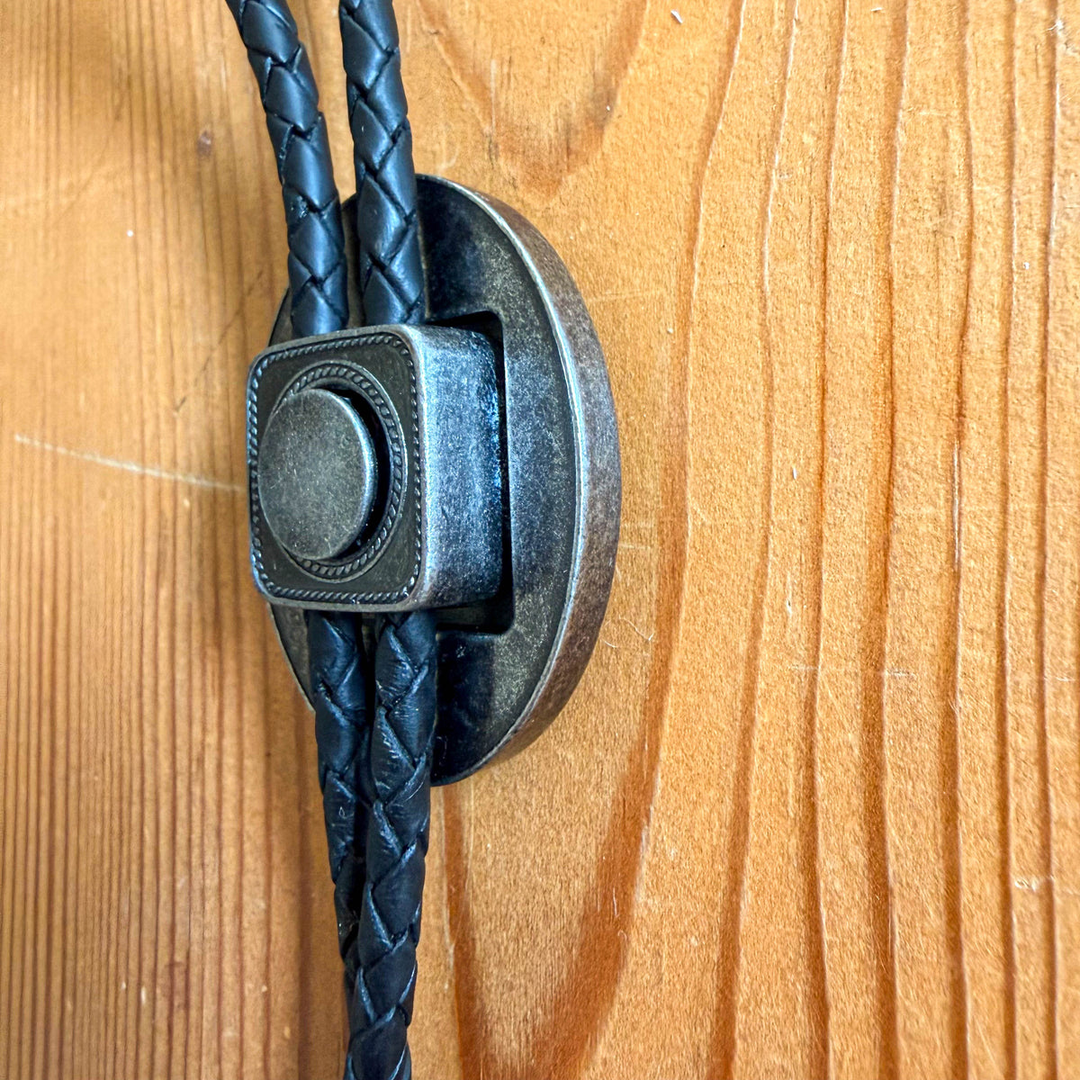 Silver Concho Bolo Tie