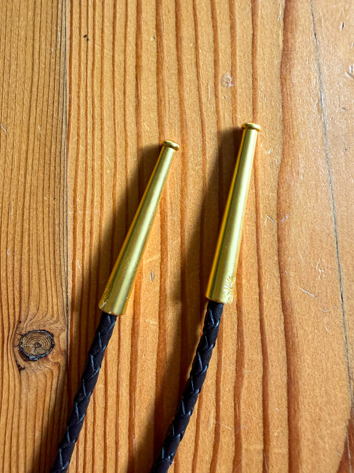 Gold Concho Bolo Tie