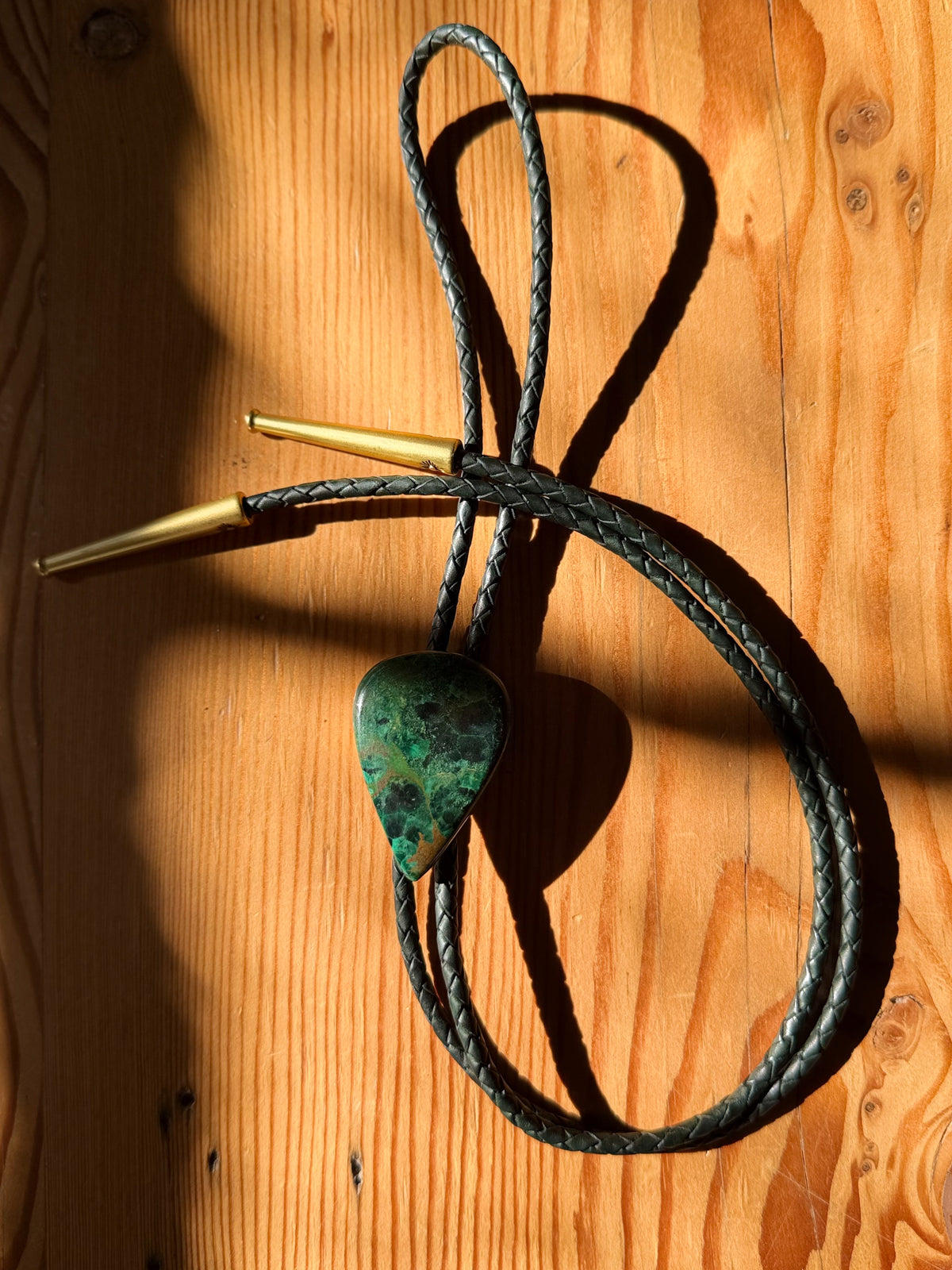 Australian Chrysocolla Bolo Tie