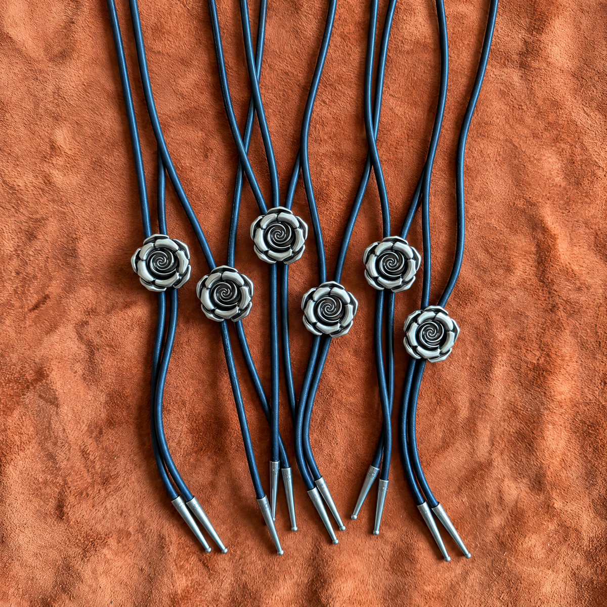 Rose Bolo Tie Set