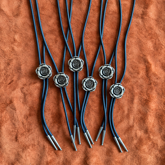 Rose Bolo Tie Set